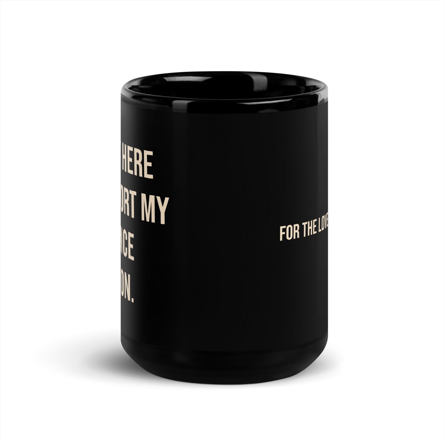 Sillage Culture | Black Glossy Mug: 9-5